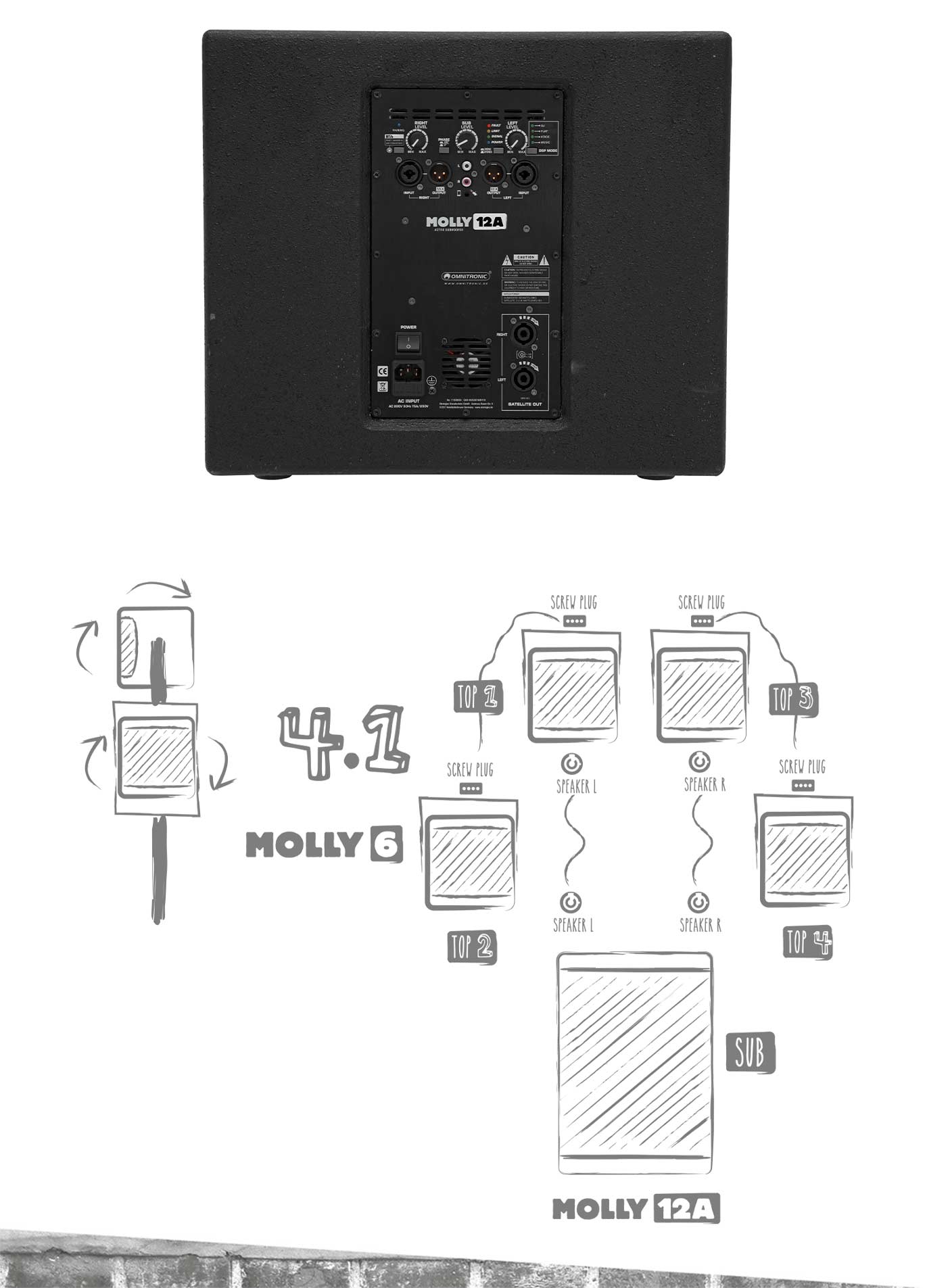 OMNITRONIC MOLLY bottom
