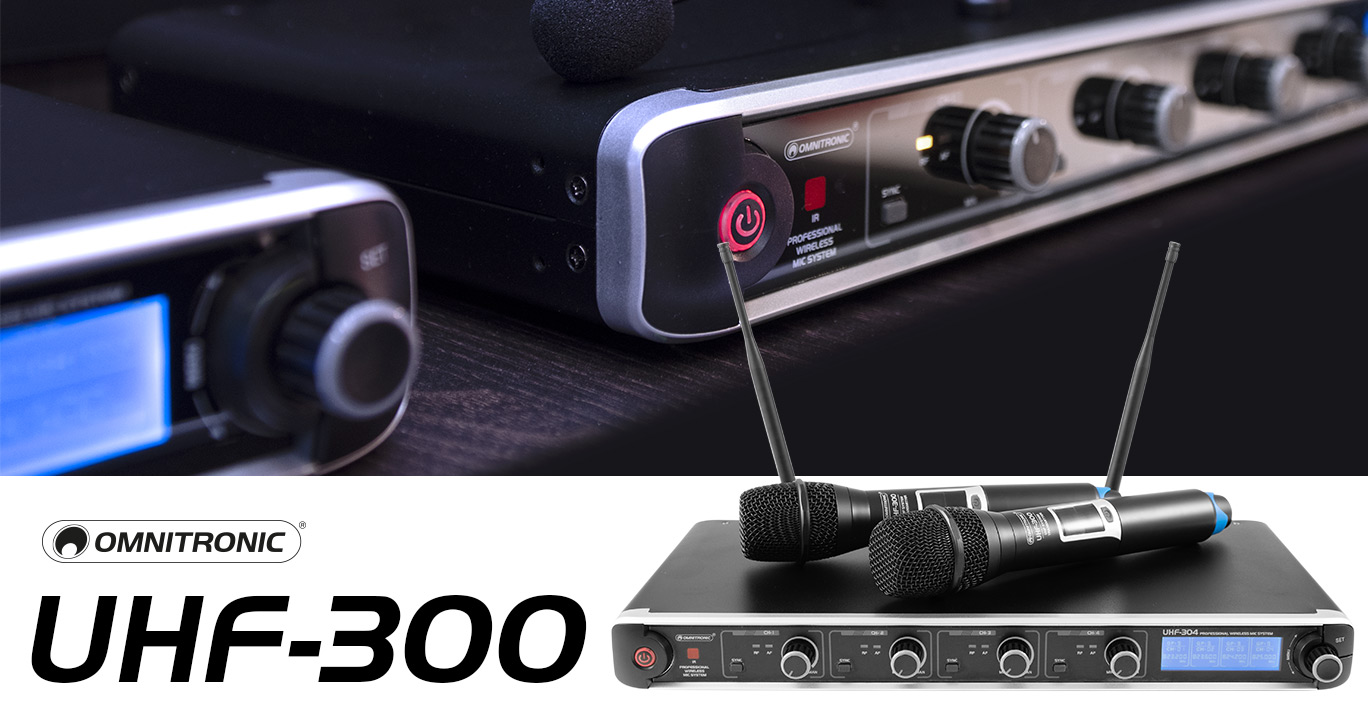 OMNITRONIC UHF-300 Image de titre