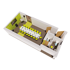 Exemple d'application Intusonic salle de conférence