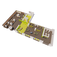 Exemple d'application Intusonic magasin de détail