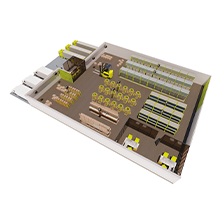 Exemple d'application Intusonic entrepôt
