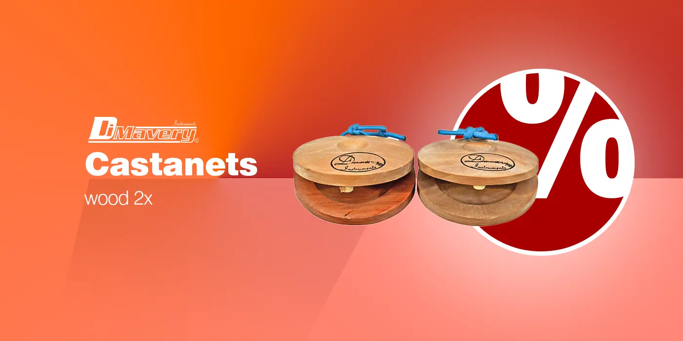 DIMAVERY Fingerkastagnetten, Holz 2x