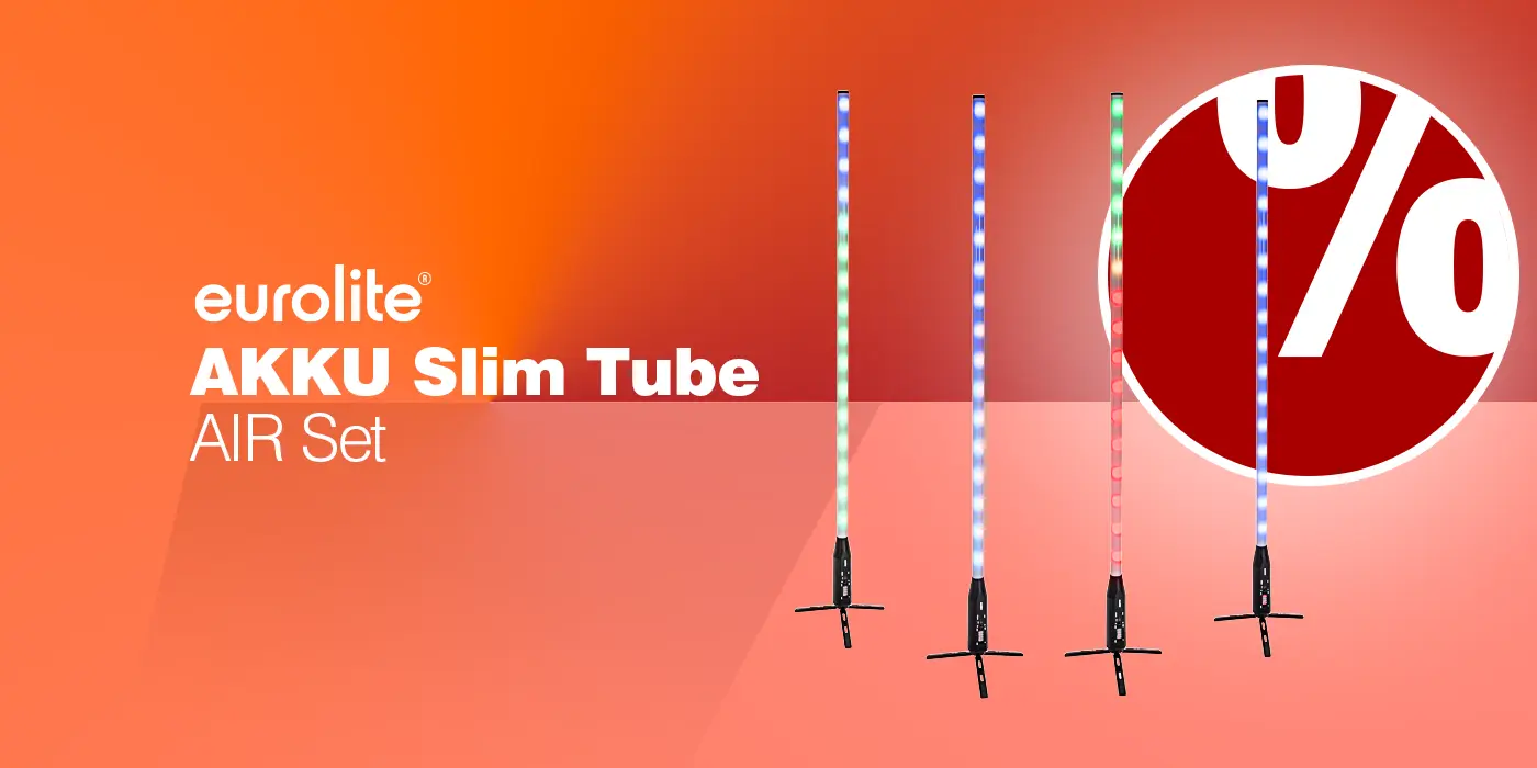 EUROLITE AKKU Slim Tube AIR Set
