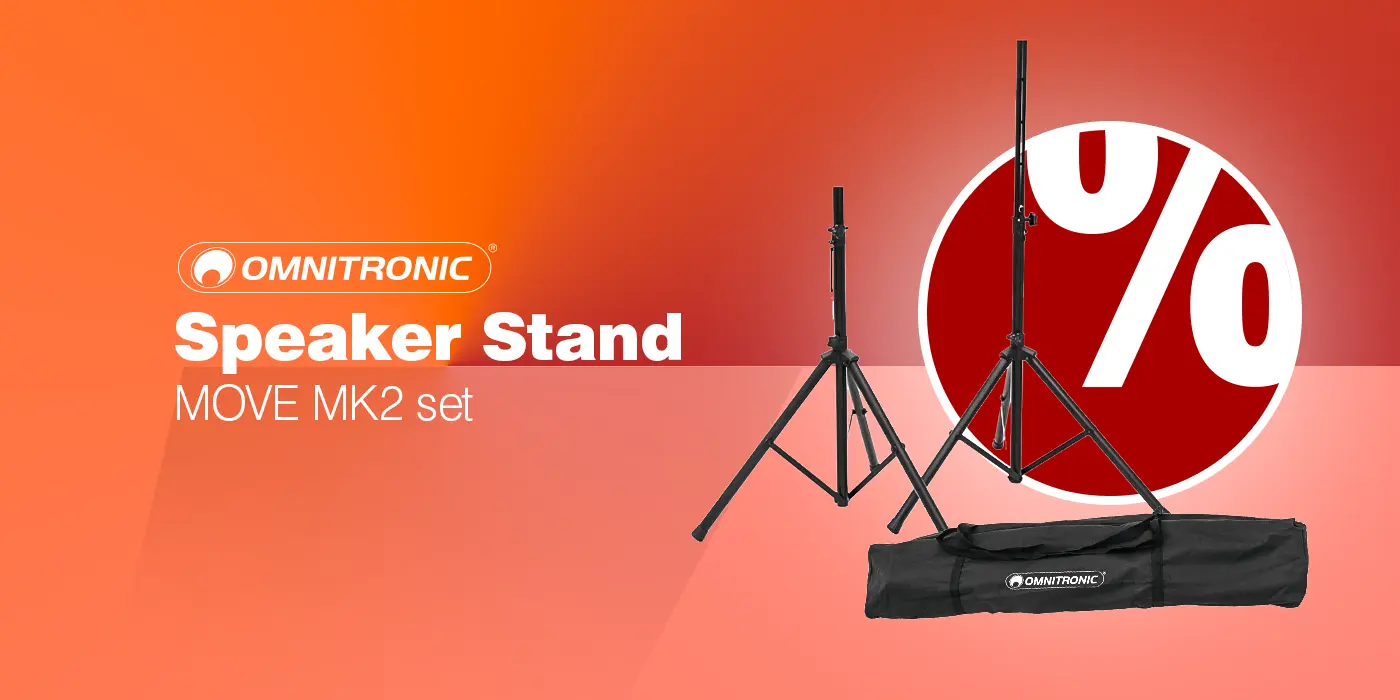 EUROLITE Boxenhochständer MOVE MK2 set