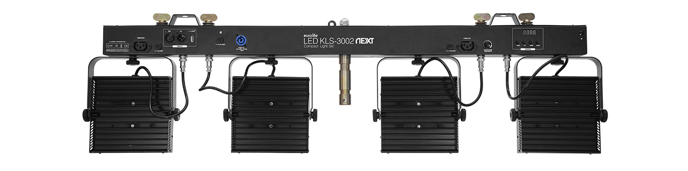 EUROLITE LED KLS-3002 Next Kit d'éclairage compact Connecteurs