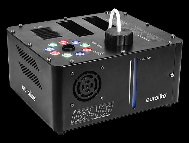 EUROLITE NSF-100 LED DMX Hybrid Spray Fogger front-view