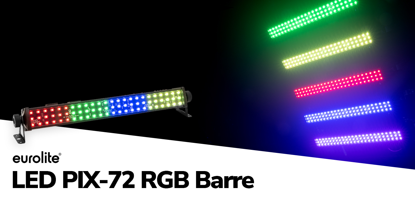 Barre de LED RGB PIX-72 EUROLITE Image de titre